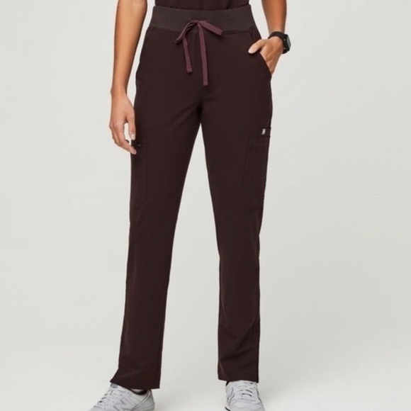 Figs Pants & Jumpsuits Figs Womens Espresso High Waisted Yola Scrub
